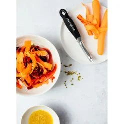 Eplucheurs, Dénoyauteur*MICROPLANE Économe à Lame Pivotante Specialty Noir