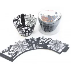 Moules En Papier*SCRAPCOOKING Contour Cupcake Halloween x12