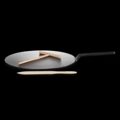 Poêles*LE CREUSET Crêpière Fonte Émaillée 32 cm Noir avec Accessoires