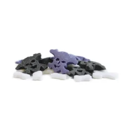 Décoration Comestible*SCRAPCOOKING Décors en sucre Halloween Os et Tête de Mort 50g