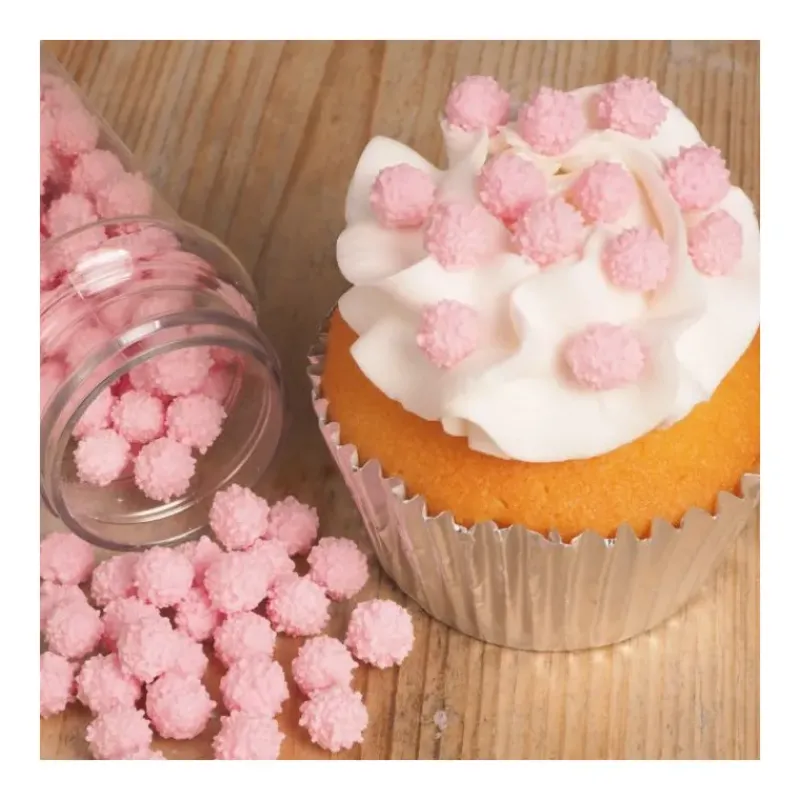 Décoration Comestible*FUNCAKES Décors en Sucre Mimosa Rose 45g