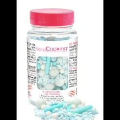 Décoration Comestible*SCRAPCOOKING Décors en Sucre Mélange Rods Bleu 70 g