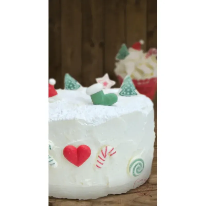 Décoration Comestible*SCRAPCOOKING Décors en Sucre Noël (x12)