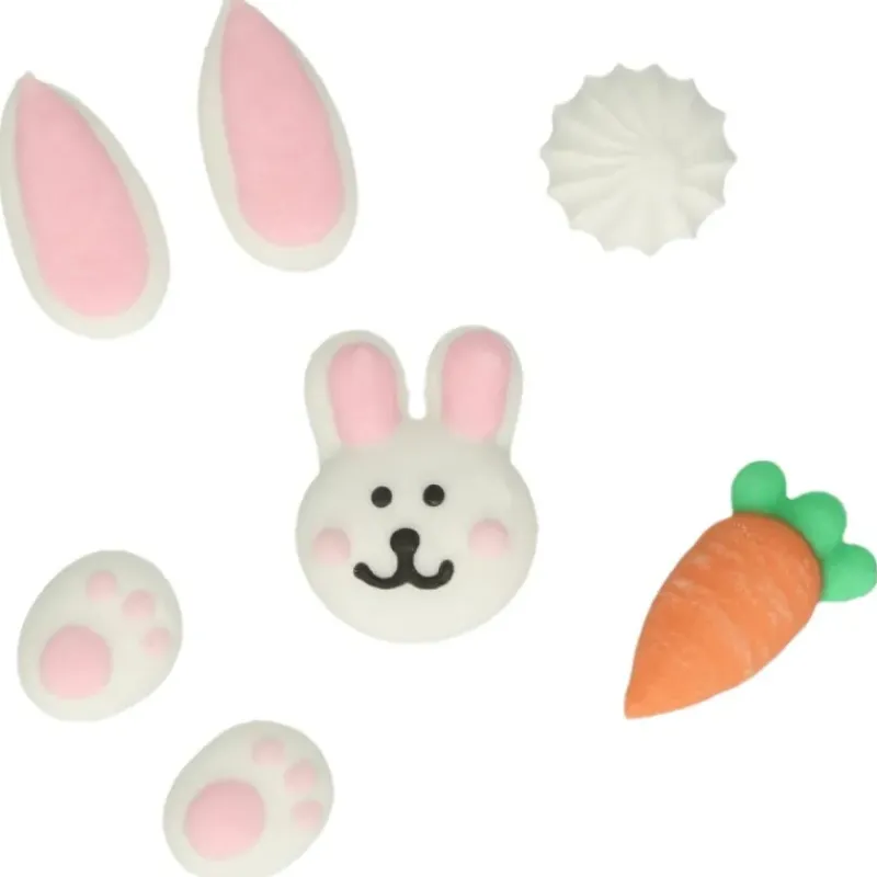 Décoration Comestible*FUNCAKES Décors en Sucre Pâques (x8)