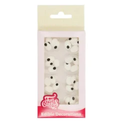 Décoration Comestible*FUNCAKES Décors en Sucre Yeux Ovales x 32