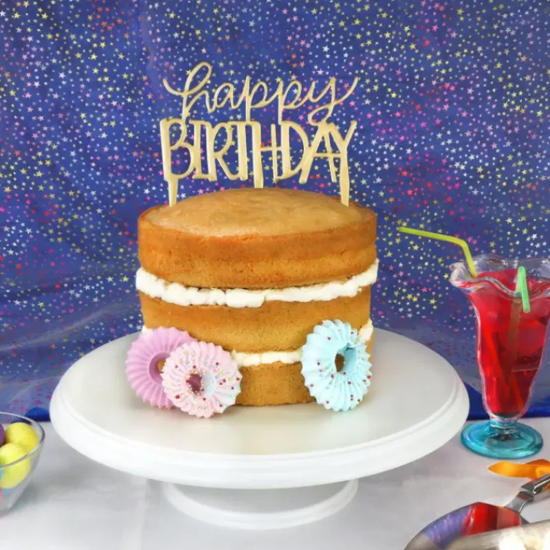 Décoration Gâteau*PME Découpoir Cake Topper Happy Birthday Moderne 16,5 x 15 cm