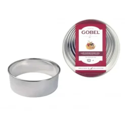 Emporte Pièce - Découpoir Pâtisserie*GOBEL Découpoirs Ronds unis inox (boite de 8)