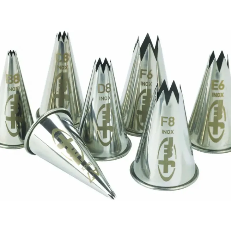 Douilles Pâtisserie*MALLARD FERRIERE Douille Cannelée Inox F8 Ø 18 mm Mallard Ferrière