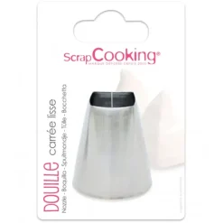 Douilles Pâtisserie*SCRAPCOOKING Douille Carrée Lisse en Inox