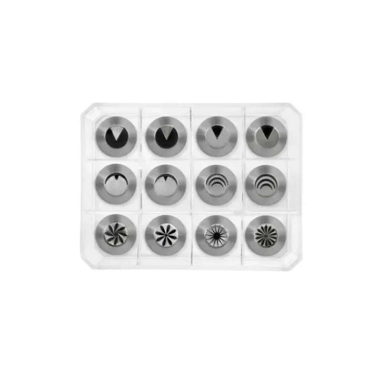 Douilles Pâtisserie*IBILI Douille Inox Russe Standard Ø 1,6 cm x H 4 cm (x12)