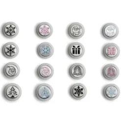 Douilles Pâtisserie*IBILI Douilles Russes Décors Noël Ø 2,4 cm (x8)