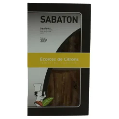 Fruits Confits*SABATON Ecorces Citron Confit en Lamelles 150 g (x2)