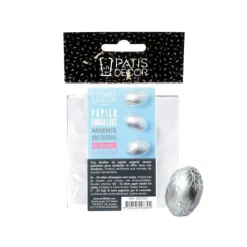 Emballage Alimentaire*PATISDECOR Emballage Pour Bonbons Argenté 50 feuilles Patisdécor