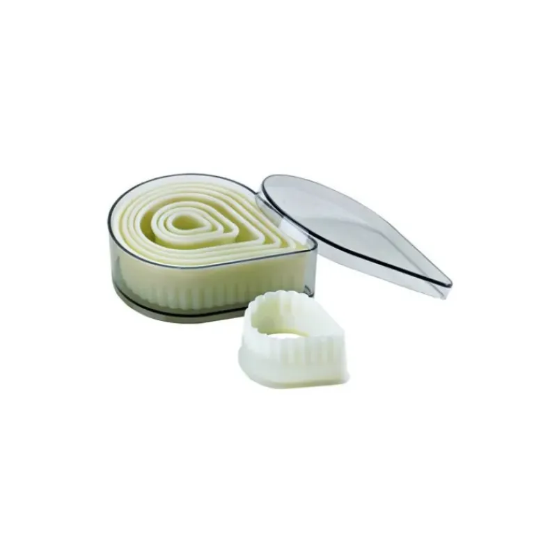 Emporte Pièce - Découpoir Pâtisserie*MALLARD FERRIERE Emporte Pièce Cannelé Larme Polyglass (x8)