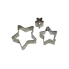Emporte Pièce - Découpoir Pâtisserie*PME Emporte Pièce Etoile en inox (x3)