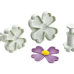 Emporte Pièce - Découpoir Pâtisserie*MALLARD FERRIERE Emporte Pièce Fleur Ø 50, 40, 20 mm