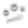 Emporte Pièce - Découpoir Pâtisserie*IBILI Emporte-Pièce avec Poussoir Rond (x3)