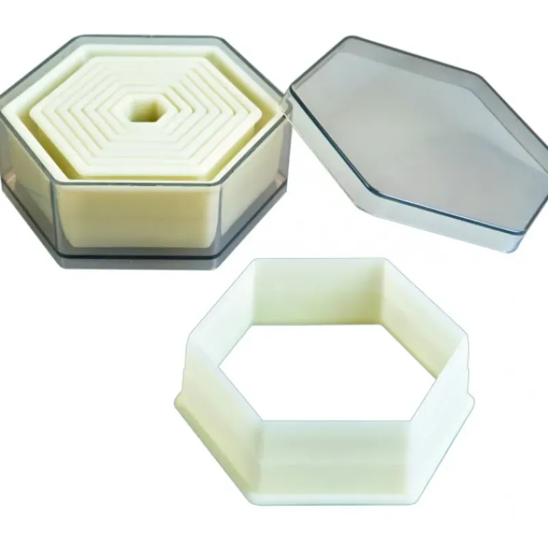 Emporte Pièce - Découpoir Pâtisserie*IBILI Emporte-Pièce Hexagone Uni Polyglass (x9)