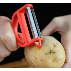 Eplucheurs, Dénoyauteur*OPINEL Eplucheur en Bois Rouge T-duo