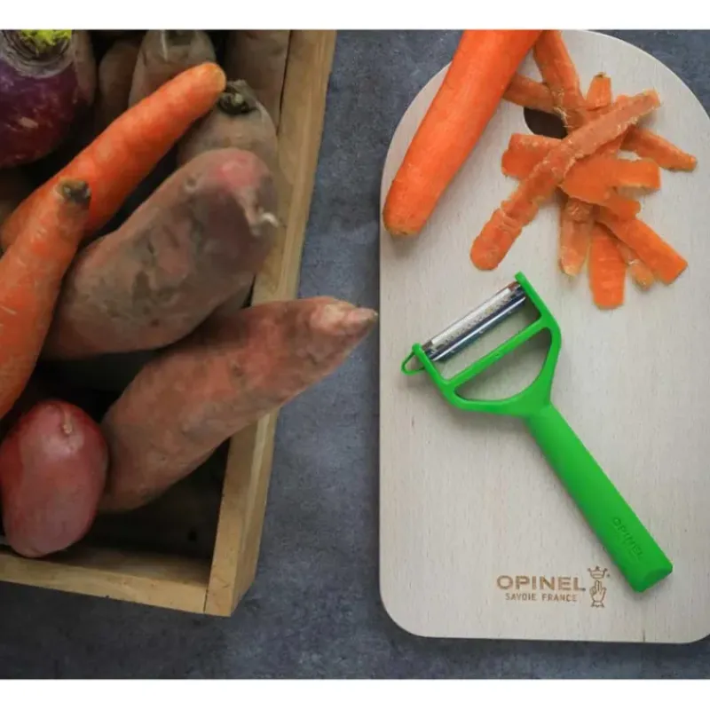 Eplucheurs, Dénoyauteur*OPINEL Eplucheur en Polymère Vert T-duo