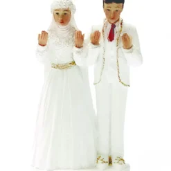 Décoration Gâteau*CUISINEADDICT Figurine Mariage Couple Oriental 14,5 cm