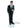 Décoration Gâteau*MALLARD FERRIERE Figurine Mariage Marié Brun 15 cm