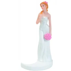 Décoration Gâteau*MALLARD FERRIERE Figurine Mariage Mariée Blonde 15 cm