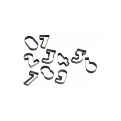 Cercle À Patisserie|Emporte Pièce - Découpoir Pâtisserie*GOBEL FIN DE SERIE Chiffre inox 7 Moule-Découpoir 300 mm