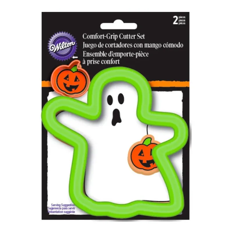 Emporte Pièce - Découpoir Pâtisserie*WILTON FIN DE SERIE Emporte Pièce Inox Fantôme et Citrouille