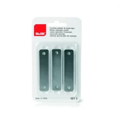 Eplucheurs, Dénoyauteur*IBILI FIN DE SERIE Lame de Rechange Inox pour Éplucheur à Asperge (x3)