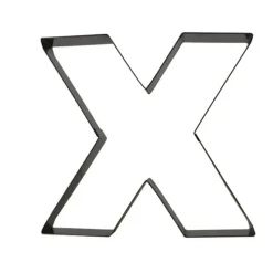 Cercle À Patisserie|Emporte Pièce - Découpoir Pâtisserie*GOBEL FIN DE SERIE Lettre inox X Moule-Découpoir
