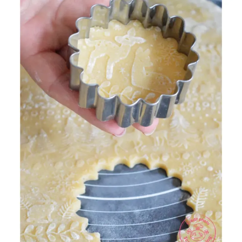 Ustensiles Décor Gâteau|Ustensiles Pâtisserie*SCRAPCOOKING FIN DE SERIE Rouleau à Pâtisserie Motif Noël Forêt Enchantée 39 cm