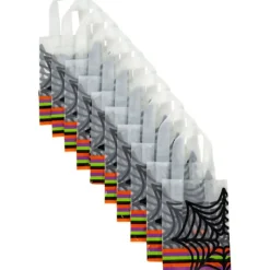 Emballage Alimentaire*WILTON FIN DE SERIE Sac à Bonbon Toile d'Araignée 13 x 8 x H 21 cm (x10)