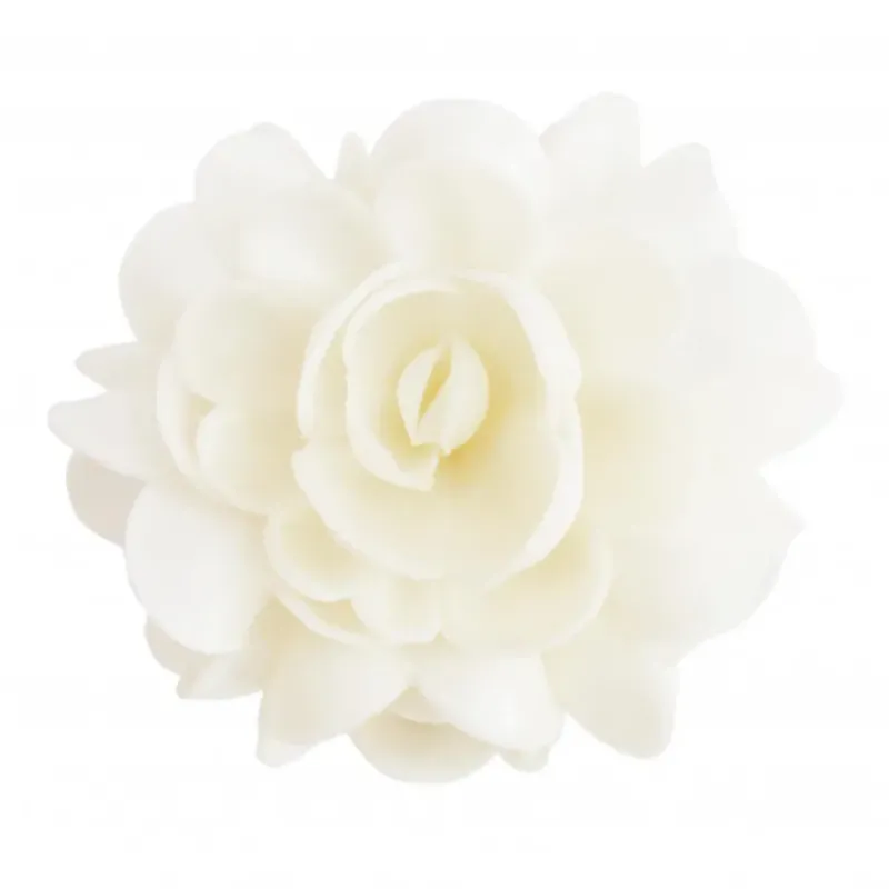 Décoration Comestible*SCRAPCOOKING Fleur Azyme Blanc XXL 10cm