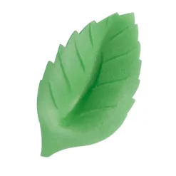 Décoration Comestible*FLORENSUC Fleurs de rose blanches et roses x6, grandes feuilles x12 - en Azyme