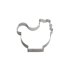 Cercle À Patisserie*GOBEL Forme grand sablé Poule inox Moule - Découpoir