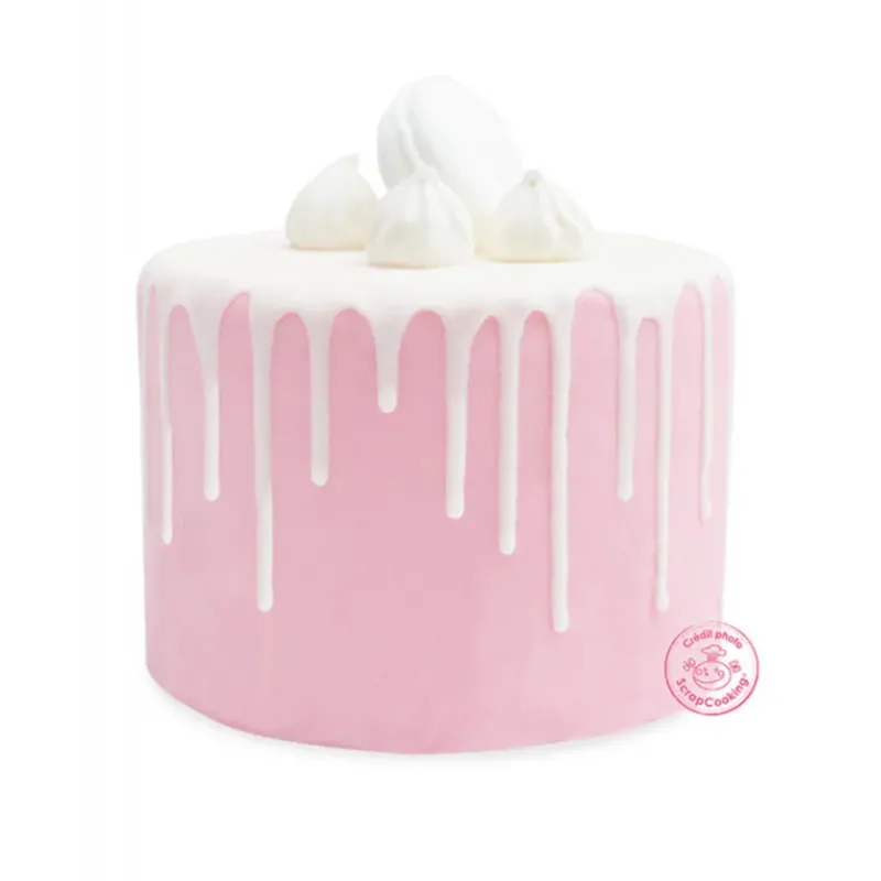 Nappages Et Glaçages*SCRAPCOOKING Glaçage Blanc goût Chocolat 130 g