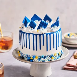 Nappages Et Glaçages*FUNCAKES Glaçage Choco Drip Bleu Royal 180 g