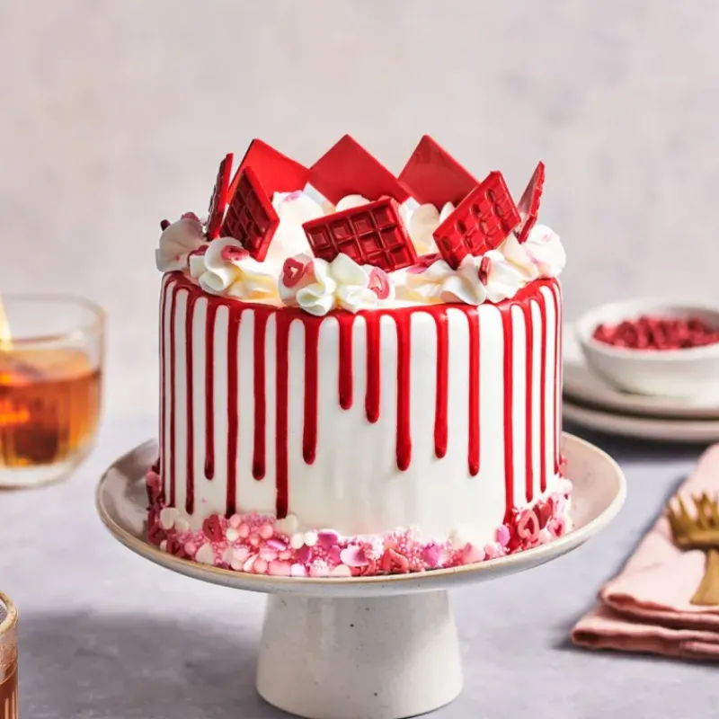 Nappages Et Glaçages*FUNCAKES Glaçage Choco Drip Rouge 180 g