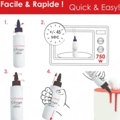 Nappages Et Glaçages*SCRAPCOOKING Glaçage Orange Goût Chocolat 130 g