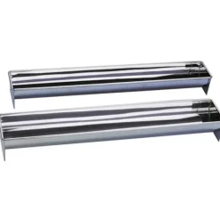 Moules À Gâteaux*MALLARD FERRIERE Gouttière à Bûche Inox 50 x 7 cm