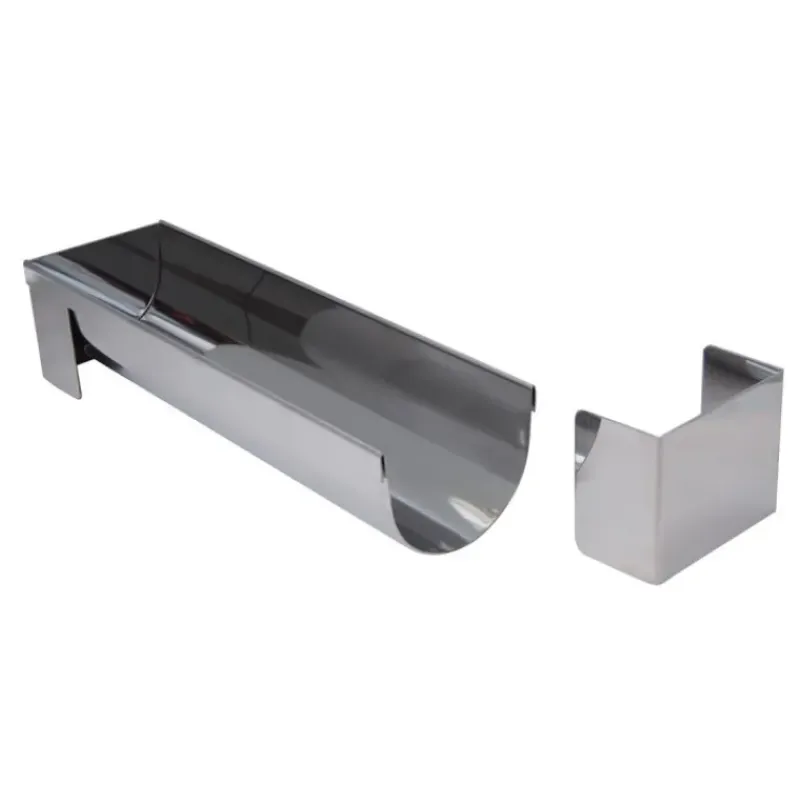 Moules À Gâteaux*DE BUYER Gouttière à Bûche Ronde Démontable Inox 30.5 x 8.5 x 7.2 cm
