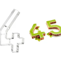 Cercle À Patisserie|Emporte Pièce - Découpoir Pâtisserie*MALLARD FERRIERE Grand Emporte Pièce Inox Chiffre 4 32x18 cm