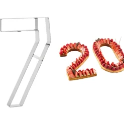 Cercle À Patisserie|Emporte Pièce - Découpoir Pâtisserie*MALLARD FERRIERE Grand Emporte Pièce Inox Chiffre 7 32 x 19 cm