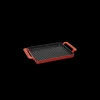 Grills*CHASSEUR Gril en Fonte rectangulaire 35 x 22 cm Rubis