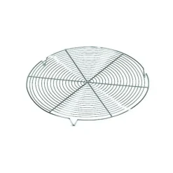 Grille Pâtisserie*MATFER Grille Ronde avec pieds Chromée Ø 32 cm