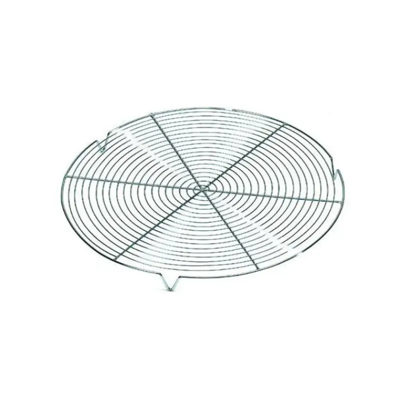 Grille Pâtisserie*MATFER Grille Ronde avec pieds Chromée Ø 32 cm