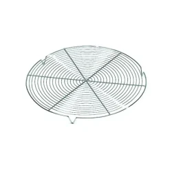 Grille Pâtisserie*MATFER Grille Ronde avec pieds Chromée Ø 24 cm