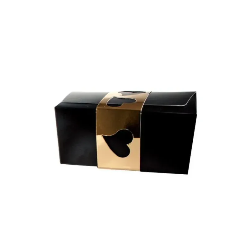 Emballage Alimentaire*PATISDECOR Kit Ballotin Noir et Or Patisdécor (x2)