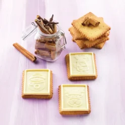 Moules À Chocolat|Emporte Pièce - Découpoir Pâtisserie*SILIKOMART Kit Biscuit Chocolat Rectangulaire Noël 4,7 x 5,7 cm (x6)